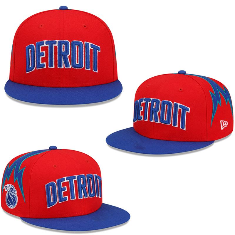 2025 NBA Detroit Pistons Hat TX202503072->nba hats->Sports Caps